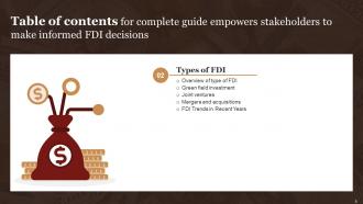 Complete Guide Empowers Stakeholders To Make Informed Fdi Decisions Powerpoint Presentation Slides Content Ready Attractive