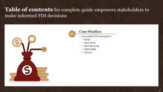 Complete Guide Empowers Stakeholders To Make Informed Fdi Decisions Powerpoint Presentation Slides Aesthatic Graphical
