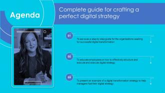 Complete Guide For Crafting A Perfect Digital Strategy Powerpoint Presentation Slides Strategy CD V Unique Customizable