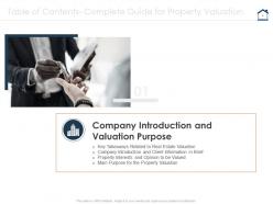 Complete guide for property valuation powerpoint presentation slides