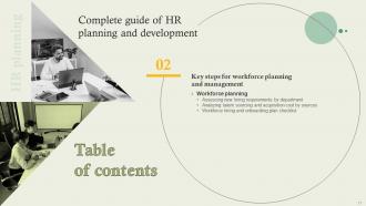 Complete Guide Of HR Planning And Development Complete Deck Ideas Colorful