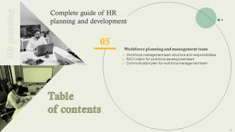 Complete Guide Of HR Planning And Development Complete Deck Aesthatic Colorful