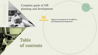 Complete Guide Of HR Planning And Development Complete Deck Template Impressive