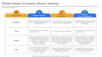 Complete Guide To Advertising Improvement Multiple Strategies For Adopting Influencer Strategy SS V