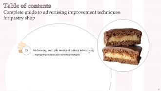Complete Guide To Advertising Improvement Techniques For Pastry Shop Complete Deck Strategy CD V Colorful Content Ready