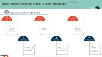 Complete Guide To Implement Define Target Audience Profile To Reach Prospects MKT SS V