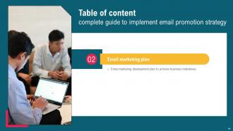 Complete Guide To Implement Email Promotion Strategy Powerpoint Presentation Slides Visual Image