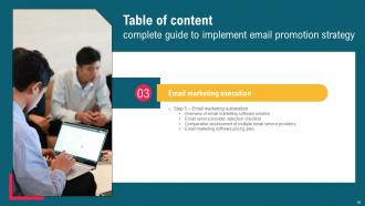 Complete Guide To Implement Email Promotion Strategy Powerpoint Presentation Slides Professional Images