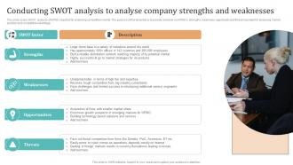 Complete Guide To KPMG Conducting Swot Analysis To Analyse Company Strengths Strategy SS V