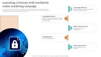Complete Guide To KPMG Launching Of Elevate With Worldwide Online Marketing Campaign Strategy SS V