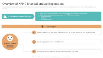 Complete Guide To KPMG Overview Of KPMG Financial Strategic Operations Strategy SS V