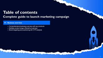 Complete Guide To Launch Marketing Campaign Strategy CD V Best