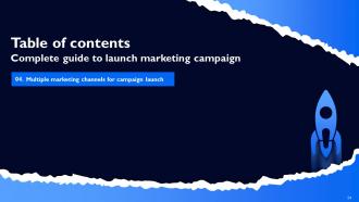 Complete Guide To Launch Marketing Campaign Strategy CD V Multipurpose