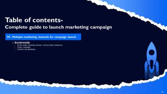Complete Guide To Launch Marketing Campaign Strategy CD V Graphical