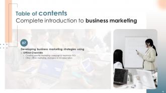 Complete Introduction to Business Marketing Powerpoint Presentation Slides MKT CD V Template Pre-designed
