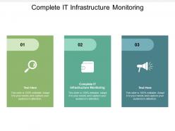 Complete it infrastructure monitoring ppt powerpoint presentation summary cpb