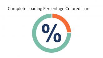 Complete Loading Percentage Colored Icon In Powerpoint Pptx Png And Editable Eps Format