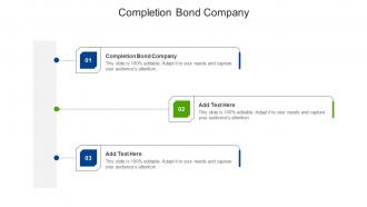 Completion Bond Company In Powerpoint And Google Slides Cpb