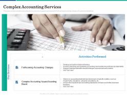 Complex accounting services develop ppt powerpoint presentation ideas inspiration