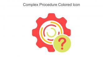 Complex Procedure Colored Icon In Powerpoint Pptx Png And Editable Eps Format