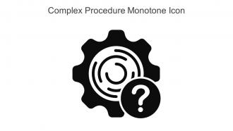 Complex Procedure Monotone Icon In Powerpoint Pptx Png And Editable Eps Format