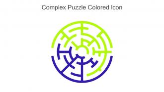 Complex Puzzle Colored Icon In Powerpoint Pptx Png And Editable Eps Format