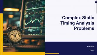Complex Static Timing Analysis Problems PPT Mockup ACP
