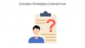 Complex Workplace Colored Icon In Powerpoint Pptx Png And Editable Eps Format