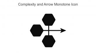 Complexity And Arrow Monotone Icon In Powerpoint Pptx Png And Editable Eps Format