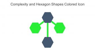 Complexity And Hexagon Shapes Colored Icon In Powerpoint Pptx Png And Editable Eps Format