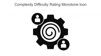 Complexity Difficulty Rating Monotone Icon In Powerpoint Pptx Png And Editable Eps Format