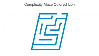 Complexity Maze Colored Icon In Powerpoint Pptx Png And Editable Eps Format