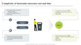 Complexity Of Electronics Increases Cost Comprehensive Framework For Effective PPT Example
