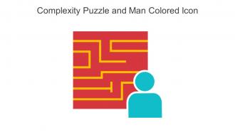 Complexity Puzzle And Man Colored Icon In Powerpoint Pptx Png And Editable Eps Format