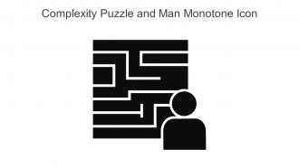 Complexity Puzzle And Man Monotone Icon In Powerpoint Pptx Png And Editable Eps Format