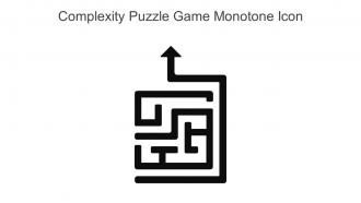 Complexity Puzzle Game Monotone Icon In Powerpoint Pptx Png And Editable Eps Format