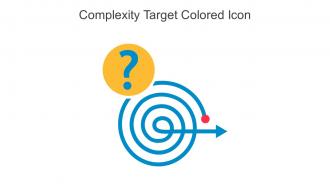 Complexity Target Colored Icon In Powerpoint Pptx Png And Editable Eps Format