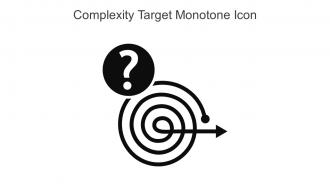 Complexity Target Monotone Icon In Powerpoint Pptx Png And Editable Eps Format