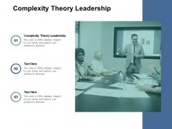 Complexity theory leadership ppt powerpoint presentation ideas clipart images cpb