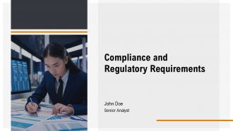 Compliance And Regulatory Requirements PPT Sample AT