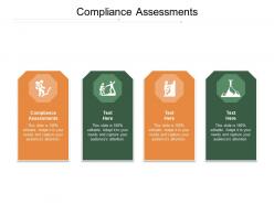 Compliance assessments ppt powerpoint presentation portfolio guide cpb
