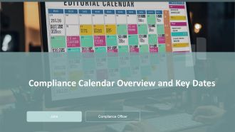 Compliance Calendar Overview And Key Dates PPT Graphics ACP Compliance Calendar Overview And Key Dates PPT Graphics ACP