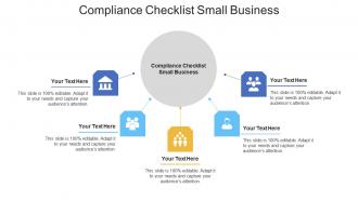Compliance checklist small business ppt powerpoint presentation infographic template cpb