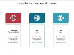 Compliance framework banks ppt powerpoint presentation professional guide cpb