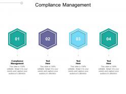 Compliance management ppt powerpoint presentation slide cpb