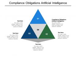 Compliance obligations artificial intelligence ppt powerpoint presentation pictures objects cpb