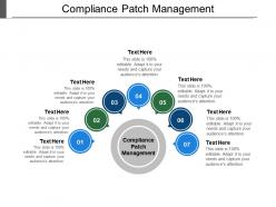 Compliance patch management ppt powerpoint presentation icon templates cpb