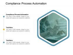 Compliance process automation ppt powerpoint presentation show cpb