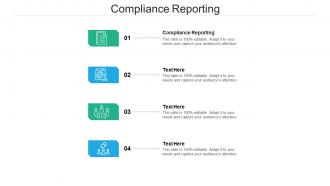 Compliance reporting ppt powerpoint presentation pictures portfolio cpb