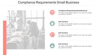 Compliance Requirements Small Business In Powerpoint And Google Slides Cpb